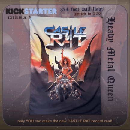 Castle Rat - FLying Rat Flag