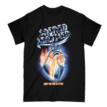 Sacred Leather - Fire Heart T-shirt