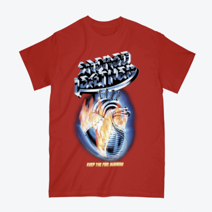 Sacred Leather - Keep It Burning T Shirt Red T-shirt
