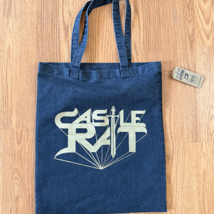 Castle Rat - Castle Rat double-sided black denim tote